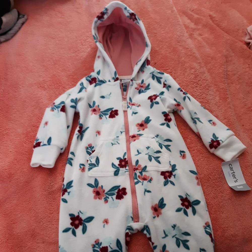 FLORAL FLEECE JUMPER